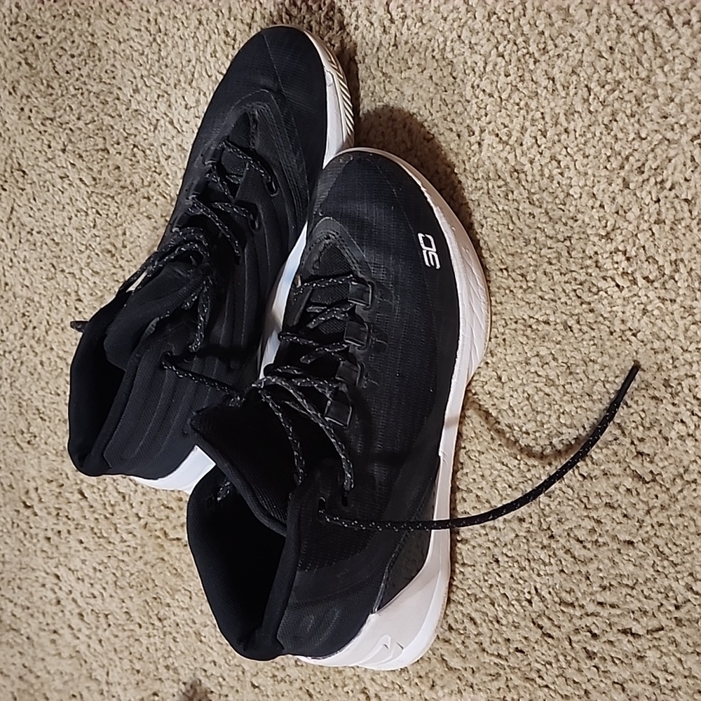 Under armour basketball shoes!